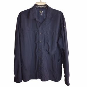 Mountain Hardwear light weight hiking/fishing ventilated shirt Men’s Large